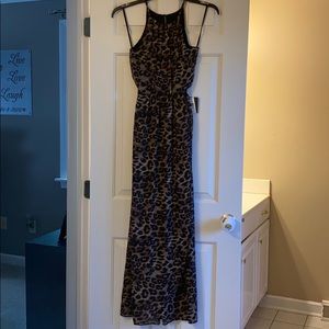 Leopard maxi dress